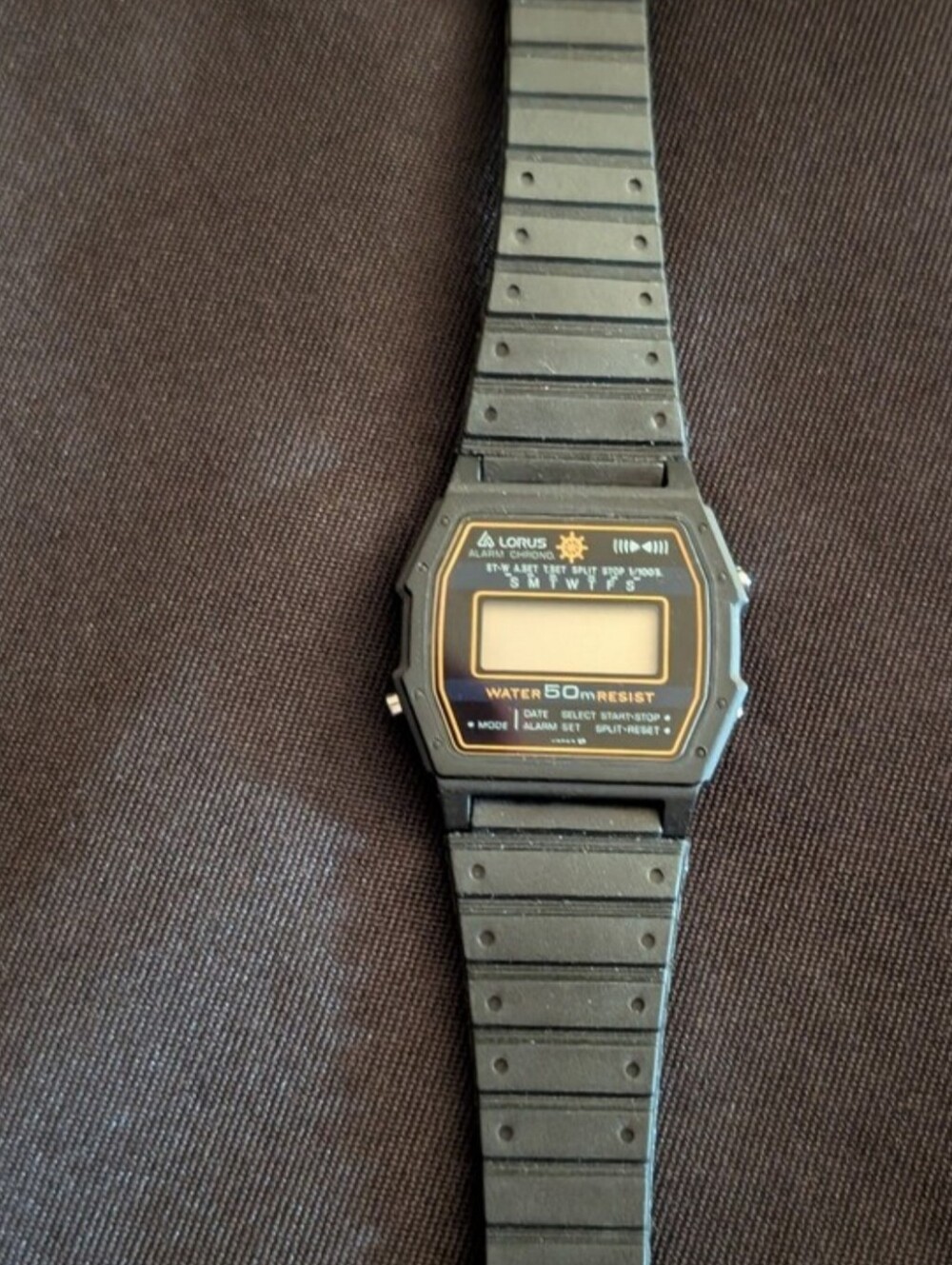 Vintage Lorus Chrono Watch. Never Used! Rare 80's find.